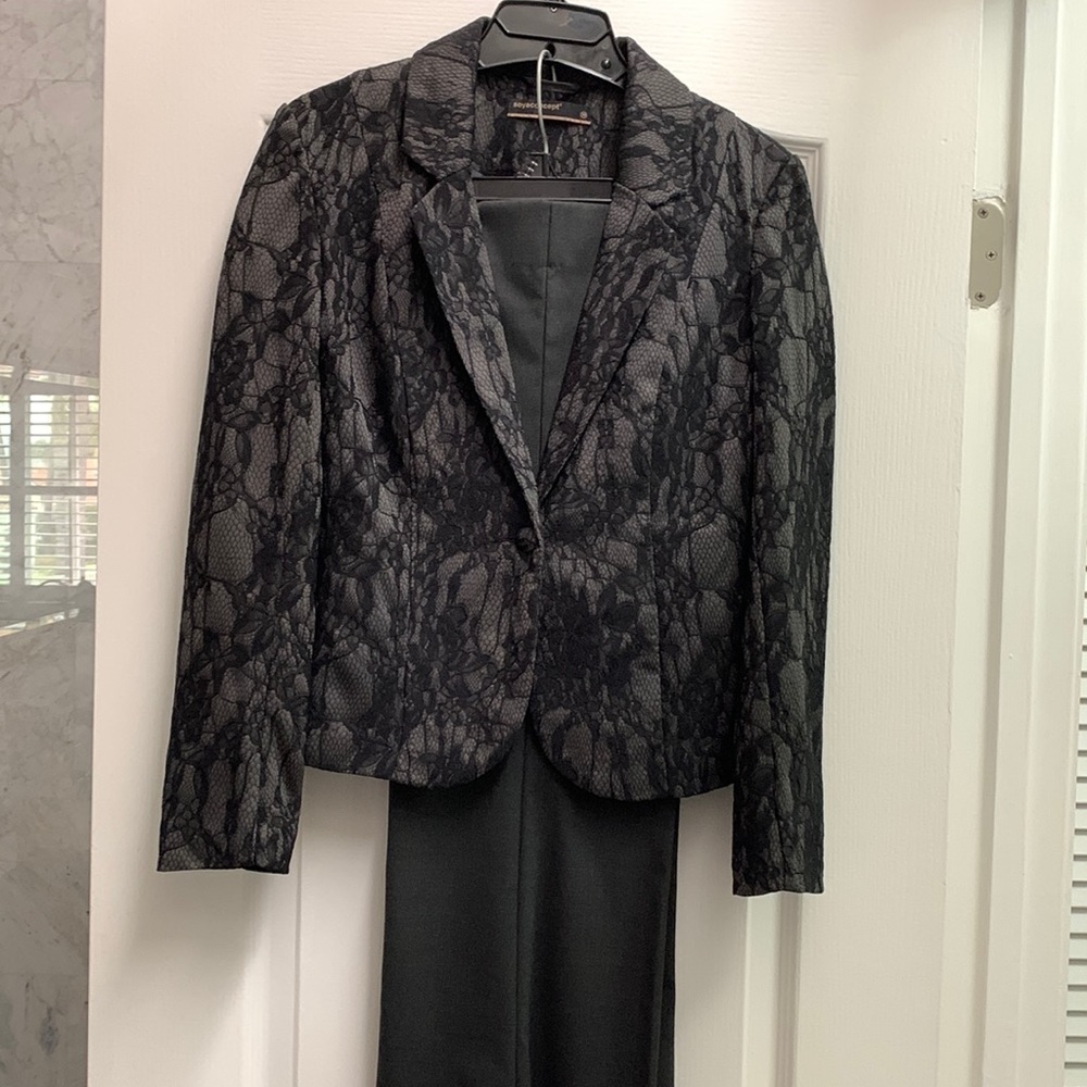 Black Lace Jacket Blazer